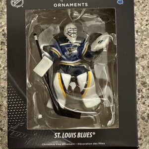 Hallmark St. Louis Blues Hockey Ornament - Blue and White